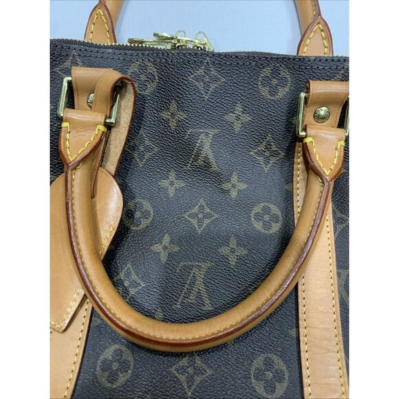 Louis Vuitton Brown Coated Canvas Keepall 60 Travel Duffle Bag FL0060 - Picture 7 of 16